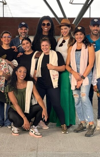 Marcela, Nina, Carolina y Caterine