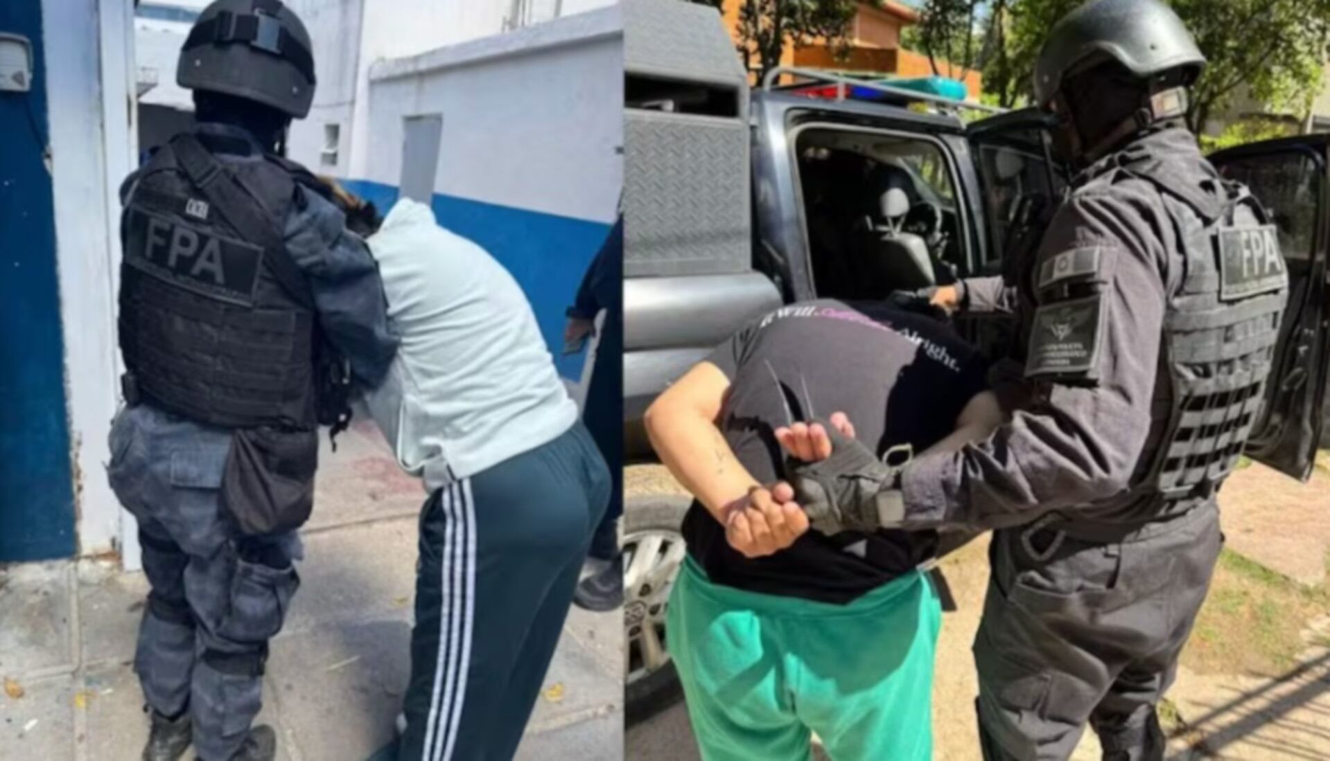 La pareja detenida por la PFA utilizaba un geriátrico usurpado para comercializar drogas en Córdoba (El Doce.tv)