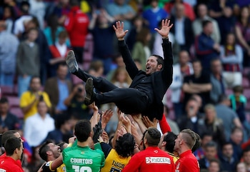 El Atlético de Madrid, campeón de LaLiga en 2014. (REUTERS/Marcelo del Pozo)