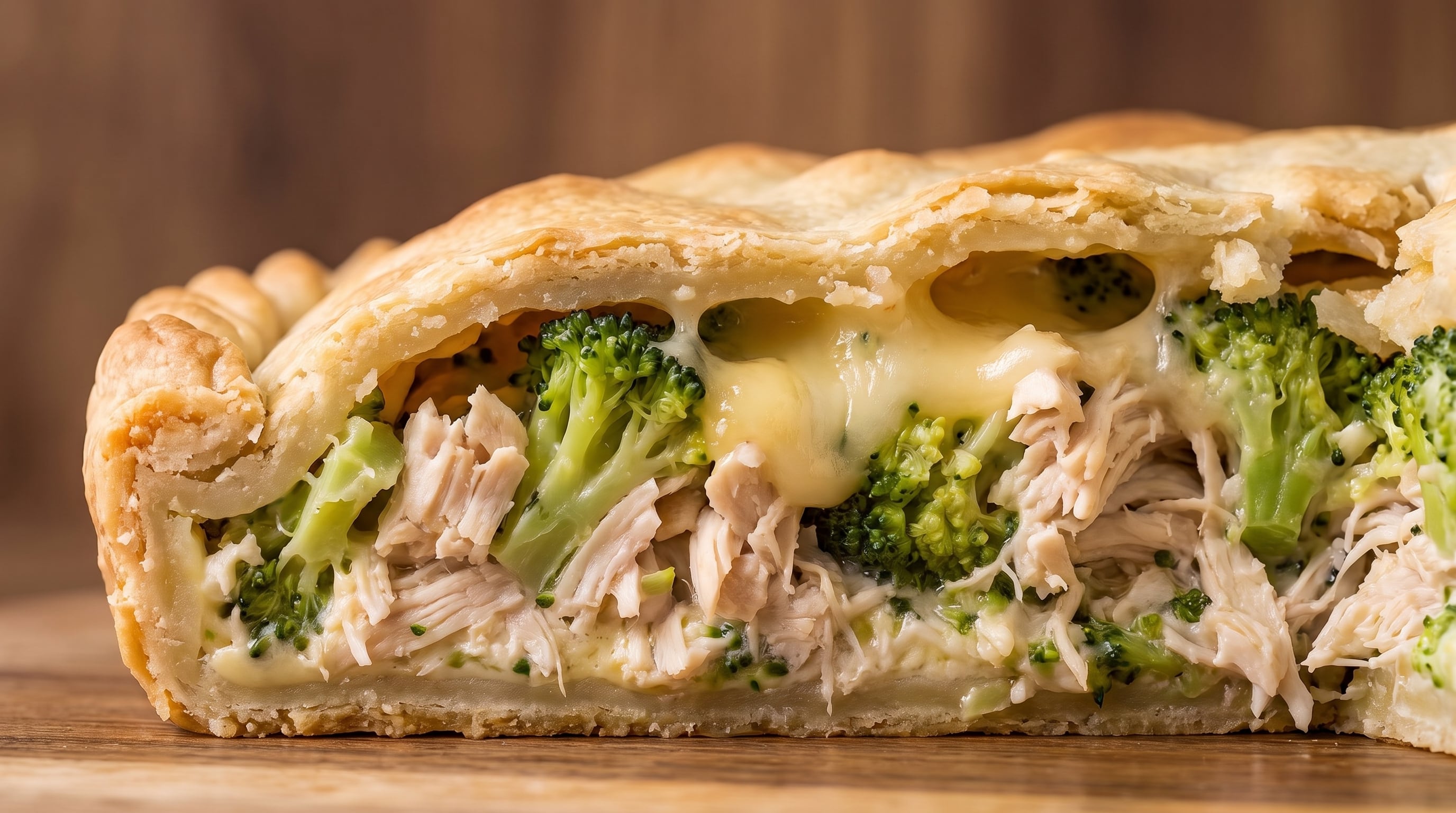 Receta de tarta de pollo con brócoli, rápida y fácil