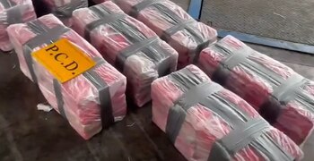 El decomiso de cocaína en Moín activó una investigación por la presunta omisión de los policías durante la inspección del cabezal. (Cortesía: Ministerio de Seguridad Pública)