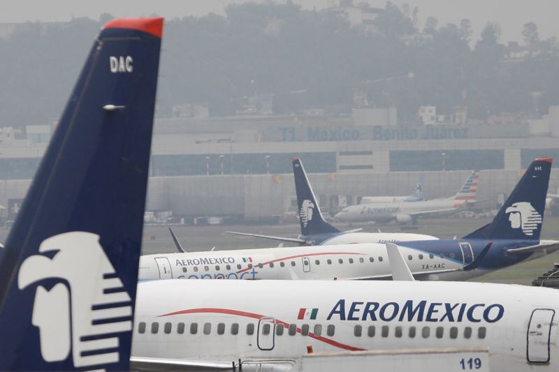 Aeroméxico se pronunció al respecto por esta decisión del Gobierno de Estados Unidos. Foto: REUTERS/Edgard Garrido.