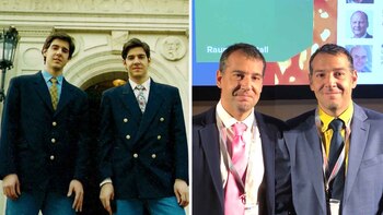 Andrés y Fernando Lasagni, en