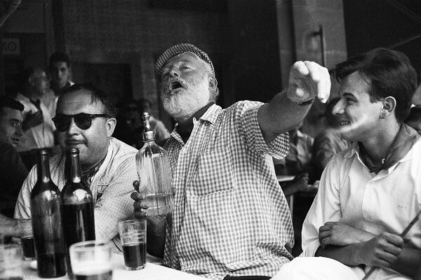 Ernest Hemingway en Pamplona. (Ayuntamiento de Pamplona)