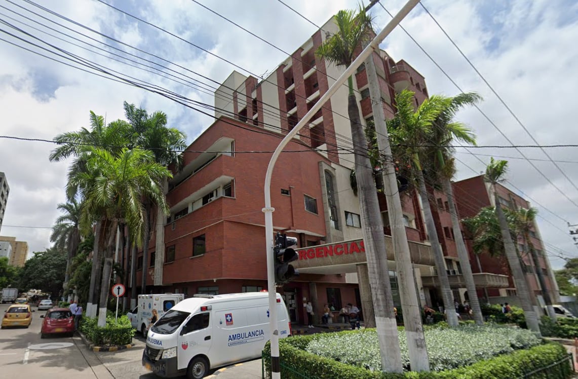El bebé permanece hospitalizado en la UCI de la Clínica General del Norte de Barranquilla - crédito Google Maps