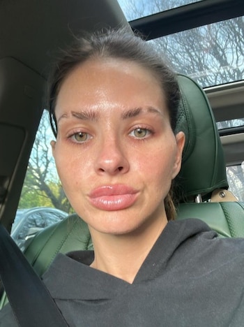 La China Suárez sorprendió con un particular look en sus cejas (Instagram)