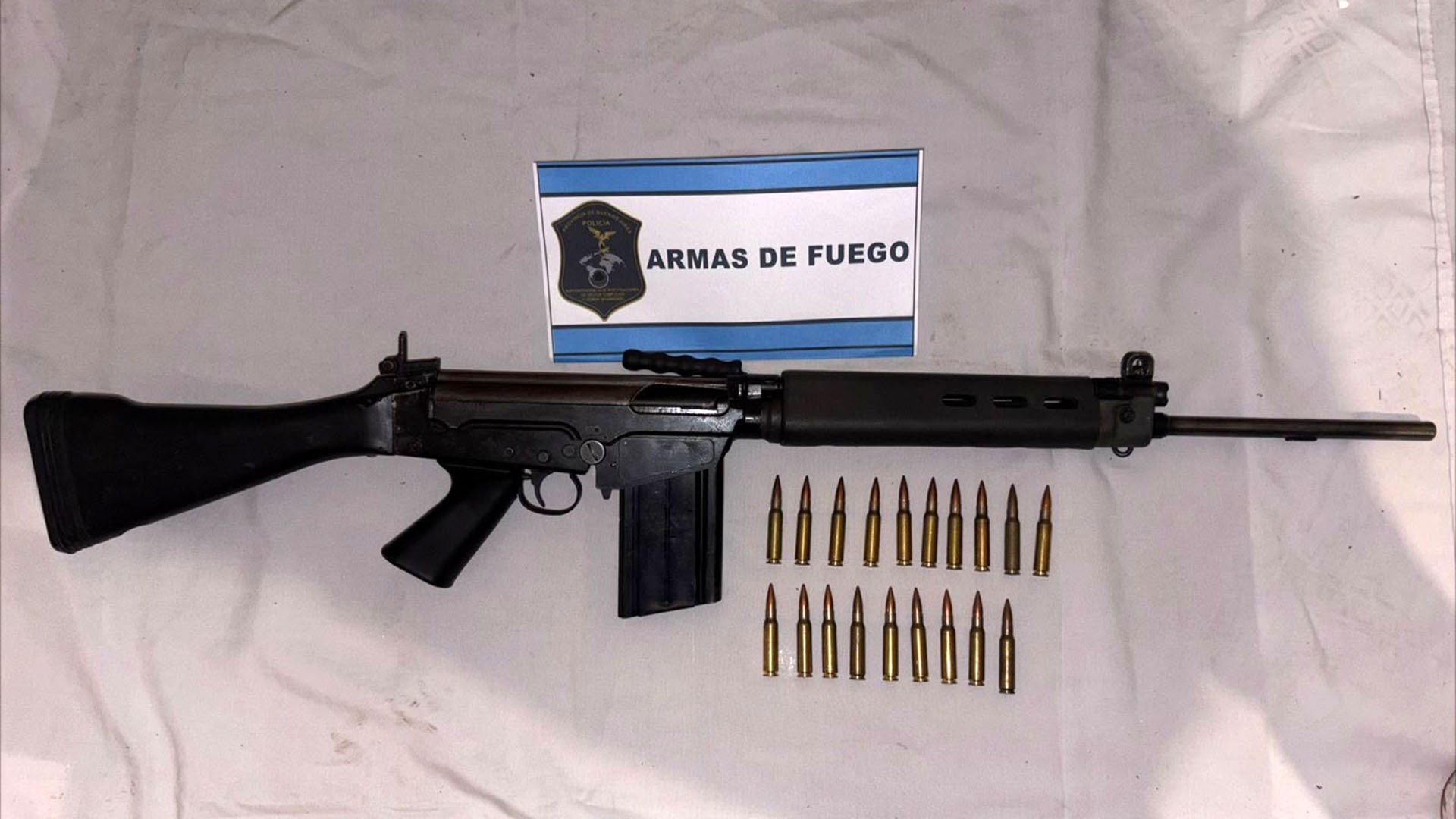 El FAL encontrado a Maidana
