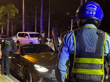 Las autoridades en Medellín