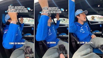 La escudería Alpine editó un video en el que Franco Colapinto nombraba a las Islas Malvinas