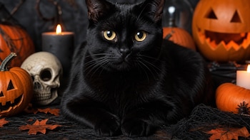 Alerta en octubre por los gatos negros en Halloween: los peligros que enfrentan y cómo protegerlos
