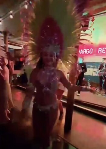 La noche fue amenizada por