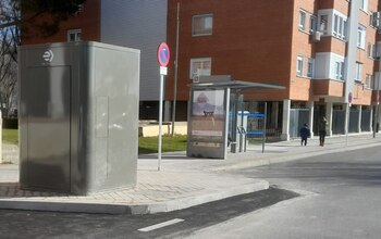 Uno de los nuevos aseos