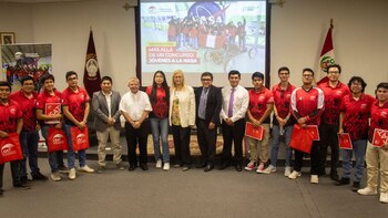 Estudiantes peruanos que llegaron a