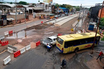 Vista general de las obras