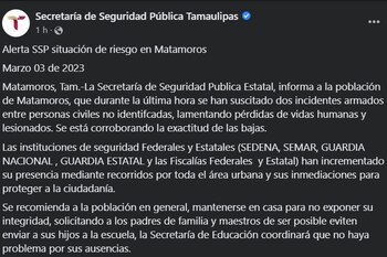 Comunicado de la SSPT