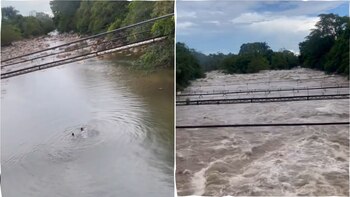 Los bañistas se salvaron por