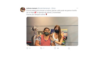 Tuit de Zulemita, donde cuenta