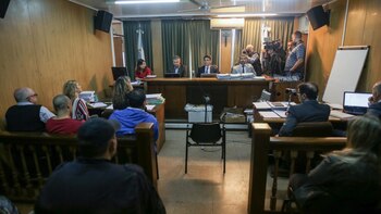 Imágenes del juicio por la