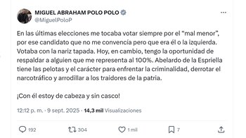 El representante Miguel Polo Polo