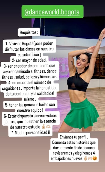 Estos son los requisitos para aplicar al trabajo con la famosa - crédito elianisgarrido / Instagram