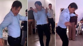 Una ex figura de la selección argentina bailó malambo en una fiesta en su ciudad y causó furor