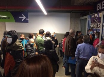 Fotografía difundida por RCN sobre