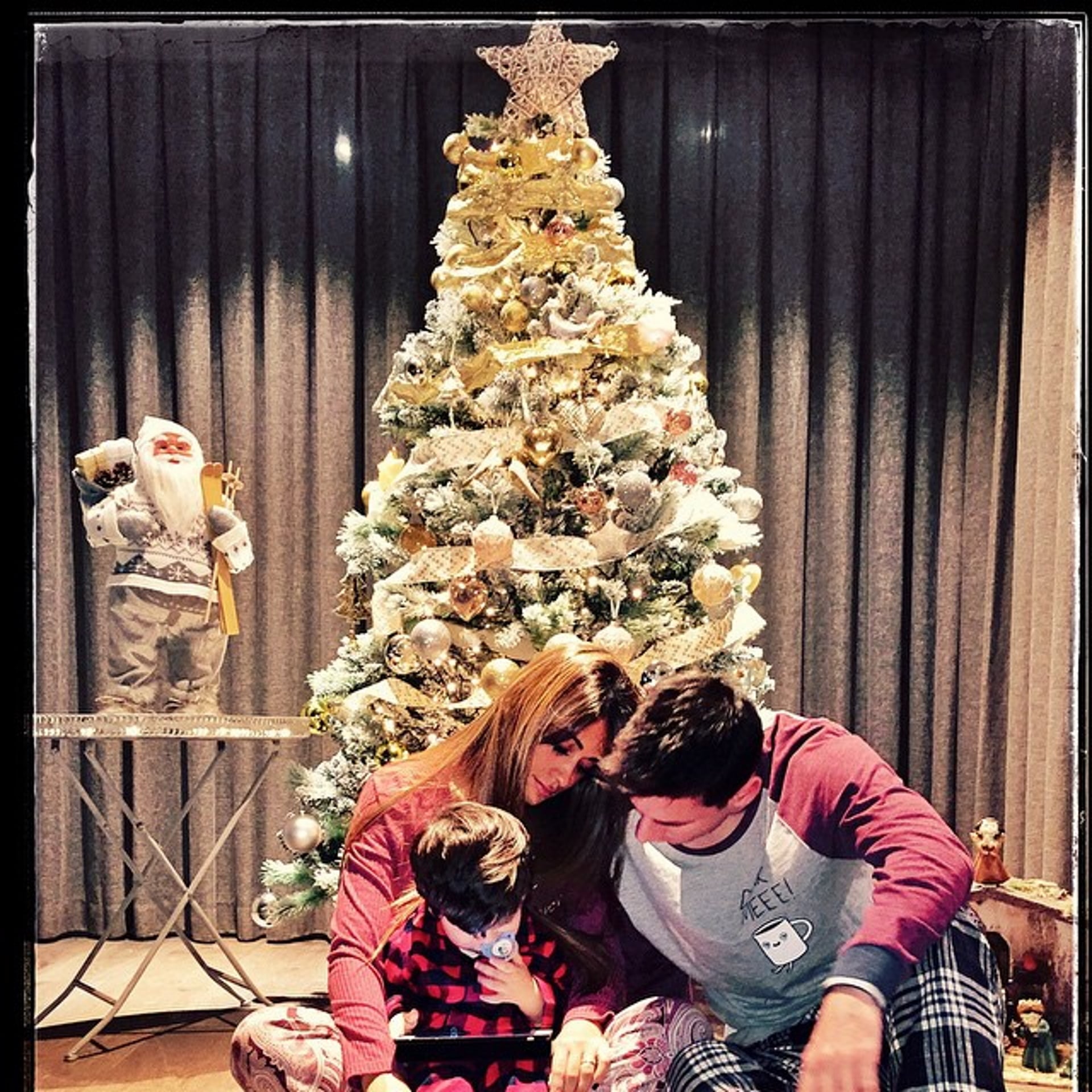 La postal que habían compartido Leo y Anto en 2014