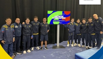 La delegación completa de Colombia que estará representando al país en el Mundial de Gimnasia Artística 2026 - crédito Comité Olímpico Colombiano