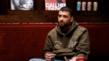 Zayn durante la entrevista para