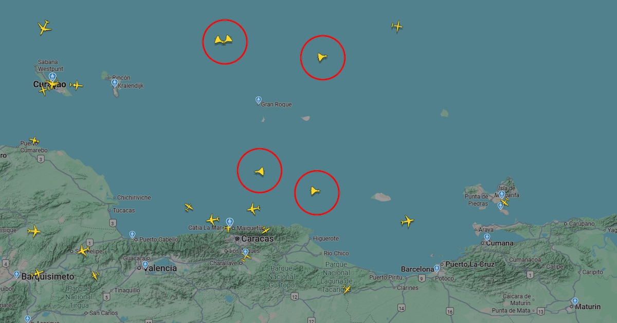 Tensión en el Caribe: Aviones de combate de EE.UU. sobrevuelan costas de Venezuela