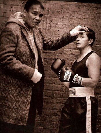 Michael J. Fox con Muhammad