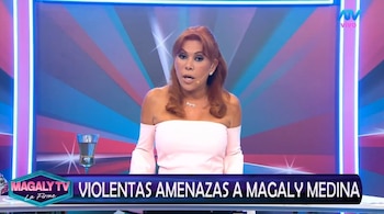 Magaly Medina oficializa denuncia ante la Policía, Fiscalía e INPE tras advertir previamente amenazas. Captura: Magaly TV La Firme.