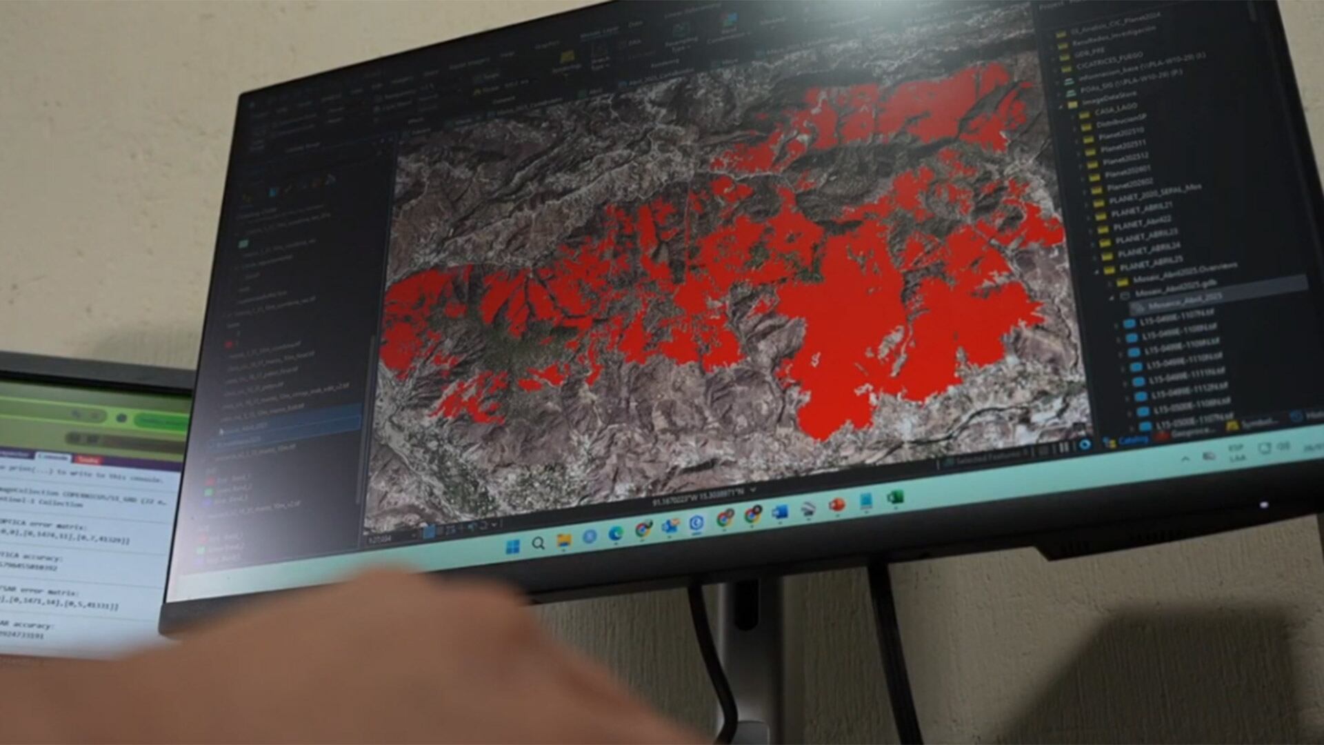 La utilización de tecnología de observación terrestre permite reforzar la capacidad de respuesta ante emergencias, agilizando la identificación de zonas afectadas y facilitando acciones coordinadas de restauración y prevención en Guatemala. (fotografía: AGN)
