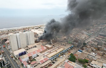 El incendio pasó de código