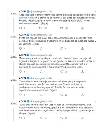 Desde sus redes sociales, la