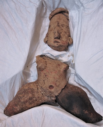 Figurilla antropomorfa encontrada a solo