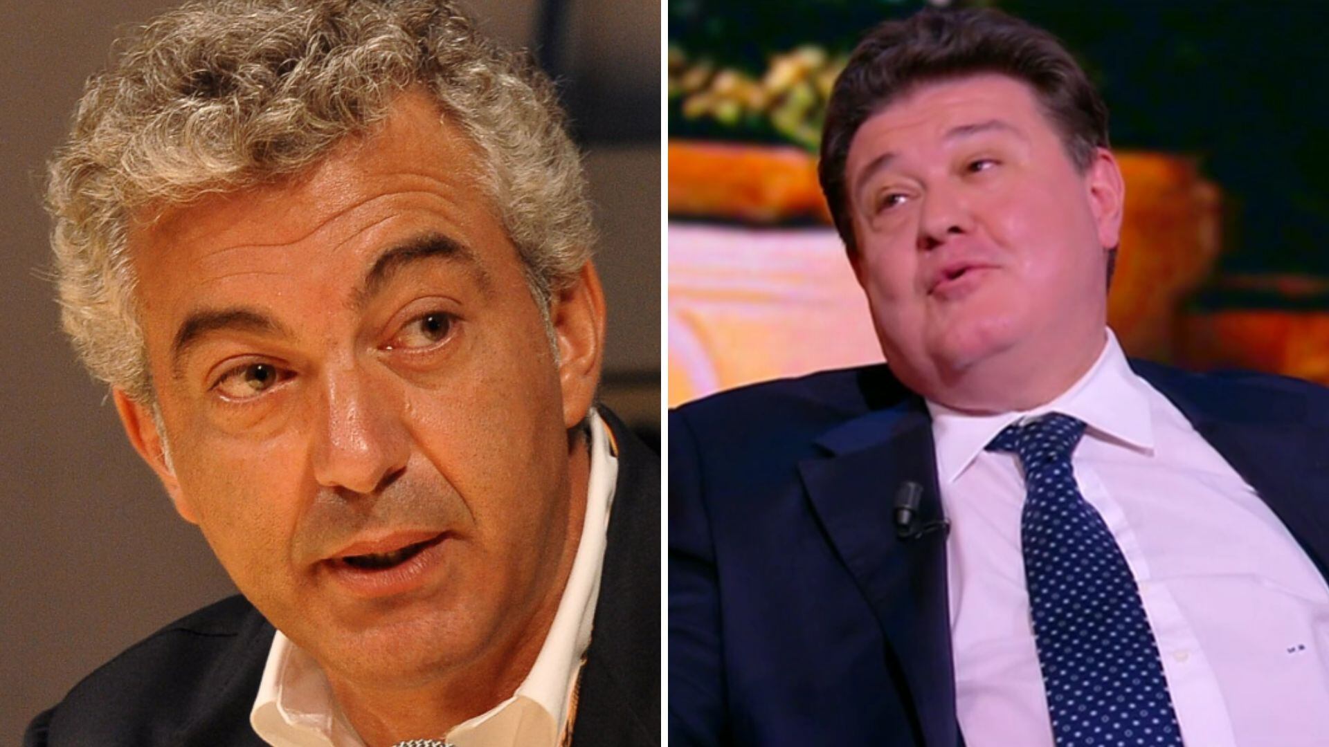 Domenico Arcuri / Mario Benotti. (Composición Infobae)