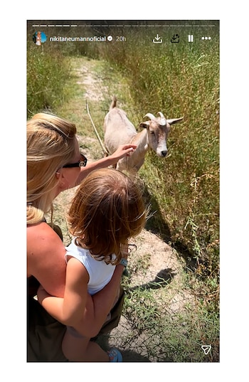 La modelo Nicole Neumann y