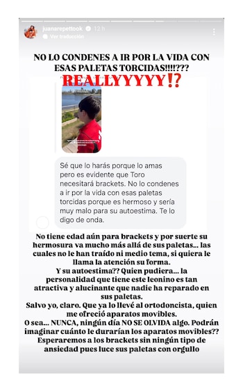 El descargo de Juana Repetto