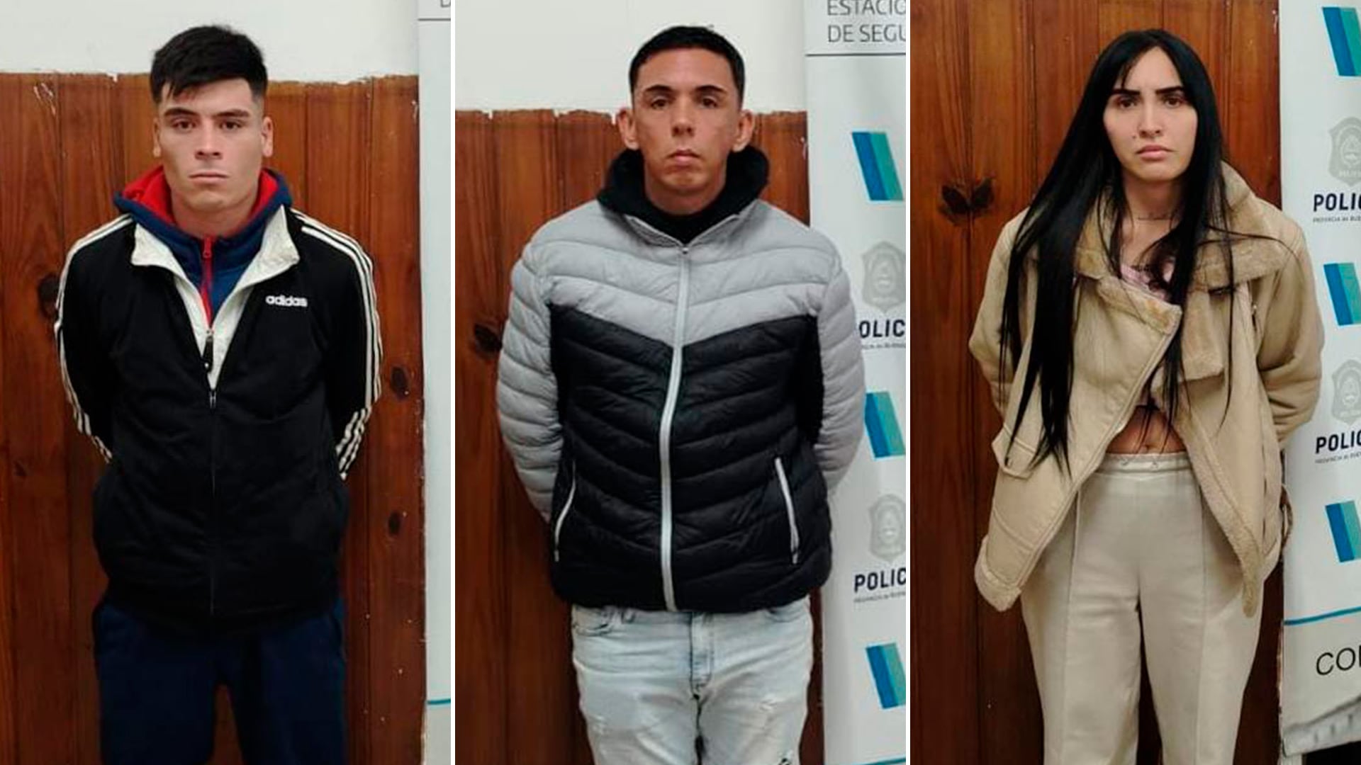 Los tres sospechosos detenidos