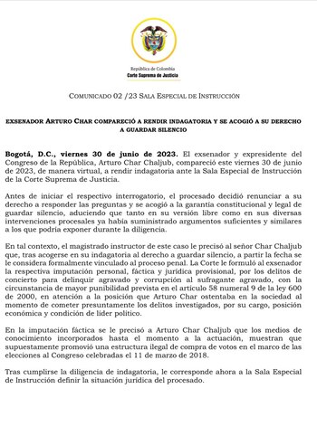 La Corte Suprema de Justicia