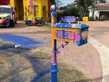 Jeffrey Liebman grafiteó toda la