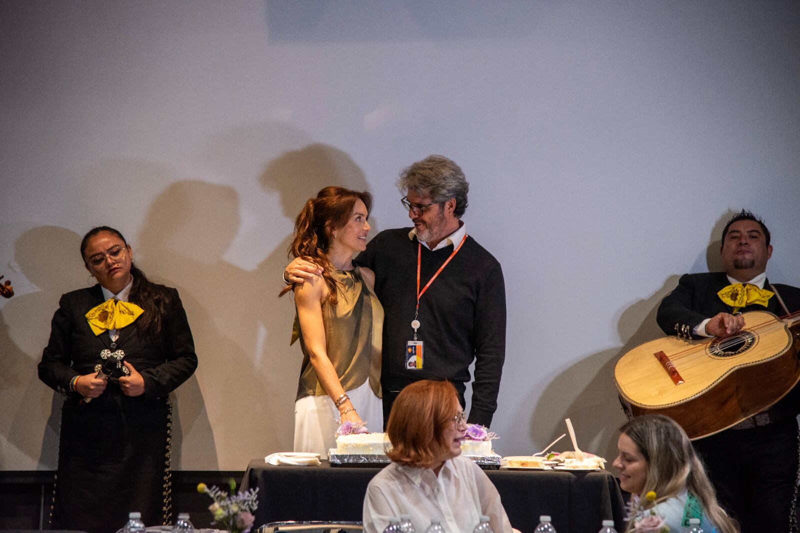 La actriz festejó así