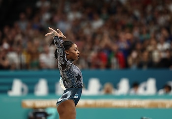 Paris (France), 28/07/2024.- Simone Biles