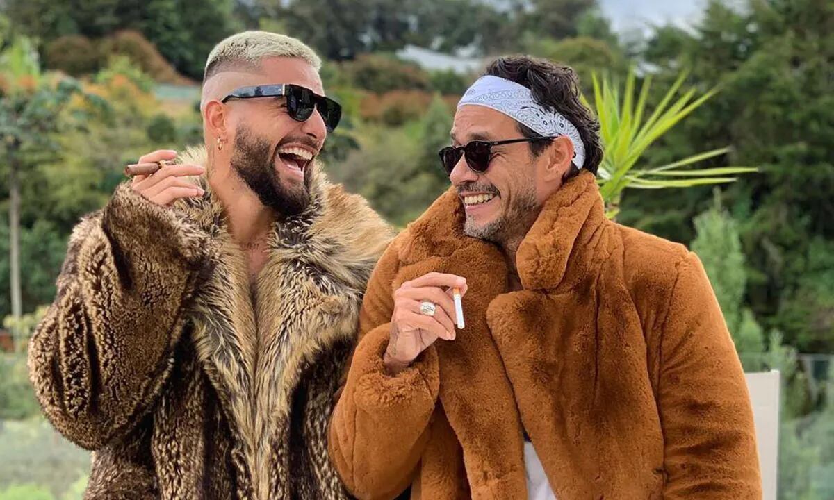 Maluma y Marc Anthony se habrían distanciado por diferencias en el último concierto del paisa - crédito @maluma/IG
