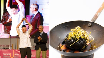 Un restaurante asiático de Valladolid prepara la mejor tapa de Castilla y León: un bao relleno de lechazo, pesto de piñones y cenizas de shitake