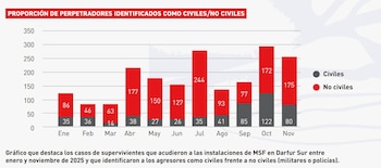 (Informe "Sobrevivir a la crisis de violencia sexual en Darfur" - MSF/Captura de pantalla)