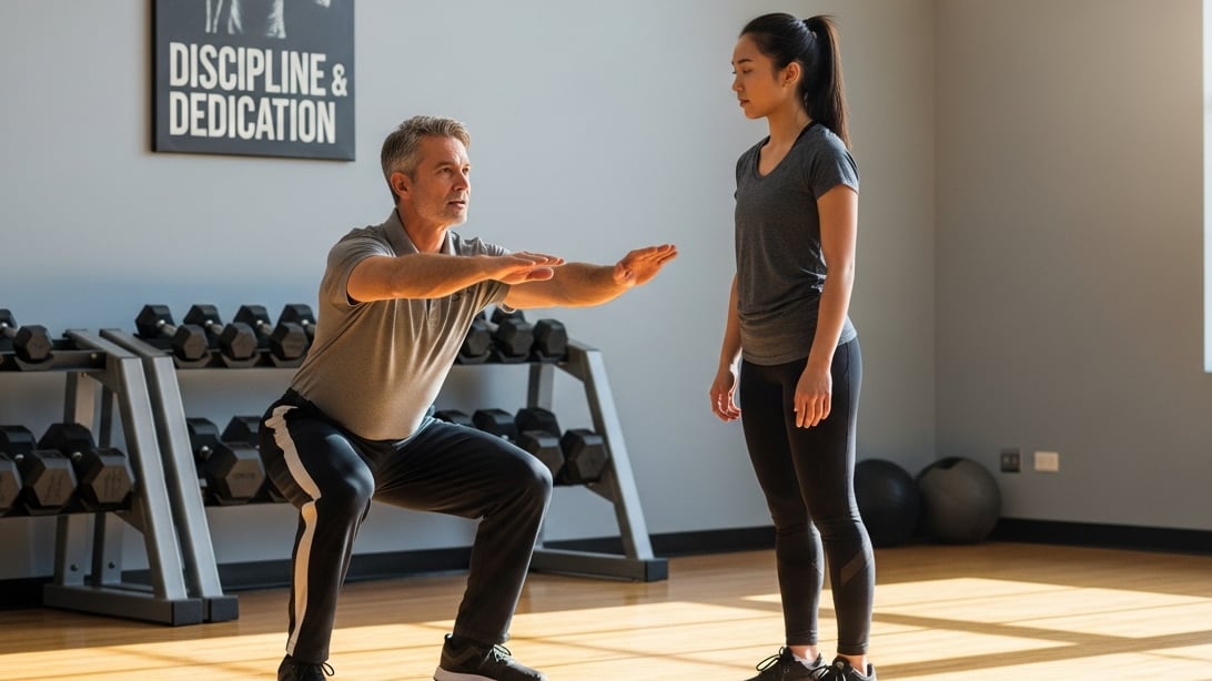 La sentadilla destaca como un movimiento clave para quienes buscan promover la fuerza y la longevidad personal (Imagen Ilustrativa Infobae)