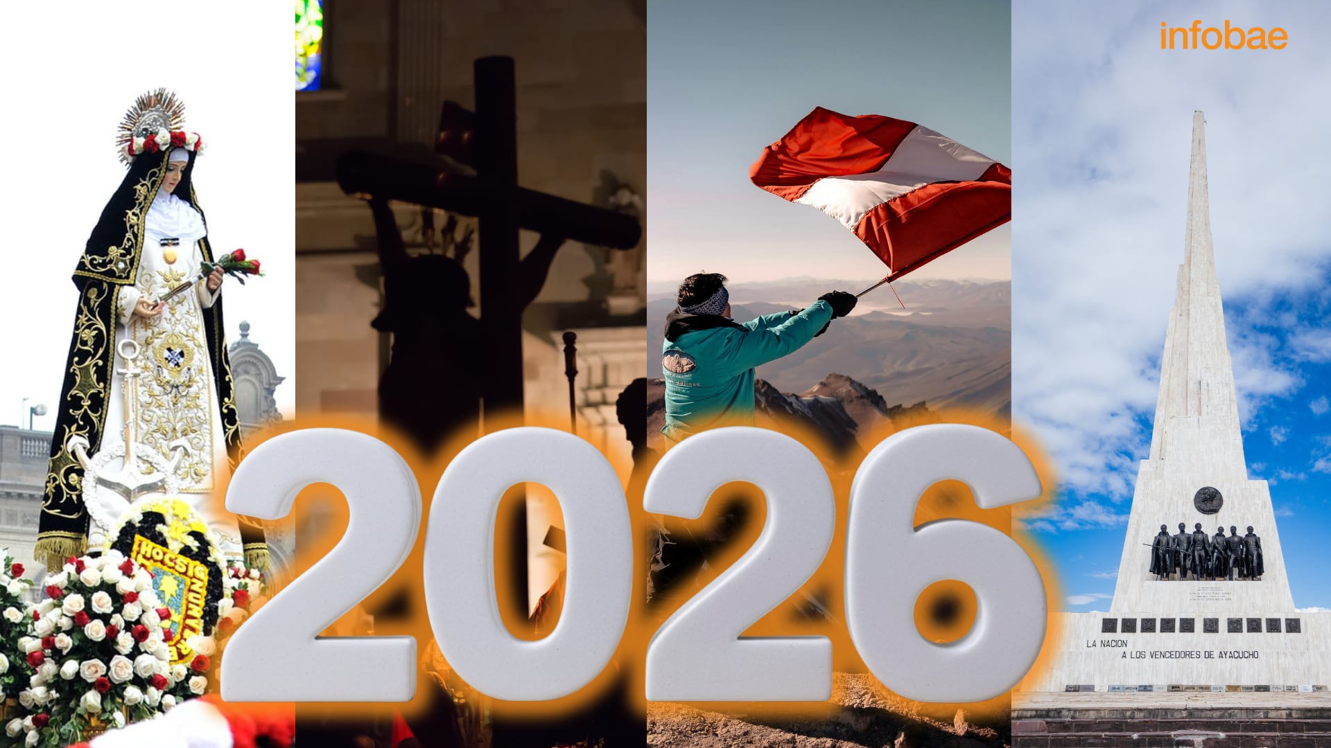 Feriados en Perú 2026, el calendario completo y oficial de días no laborables| Foto: Canva/ Composición Infobae