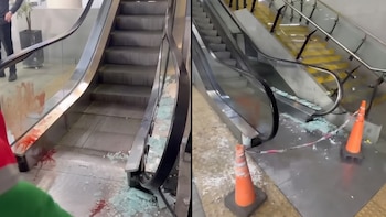 Falló una escalera mecánica en una estación del Belgrano Sur y once personas resultaron heridas